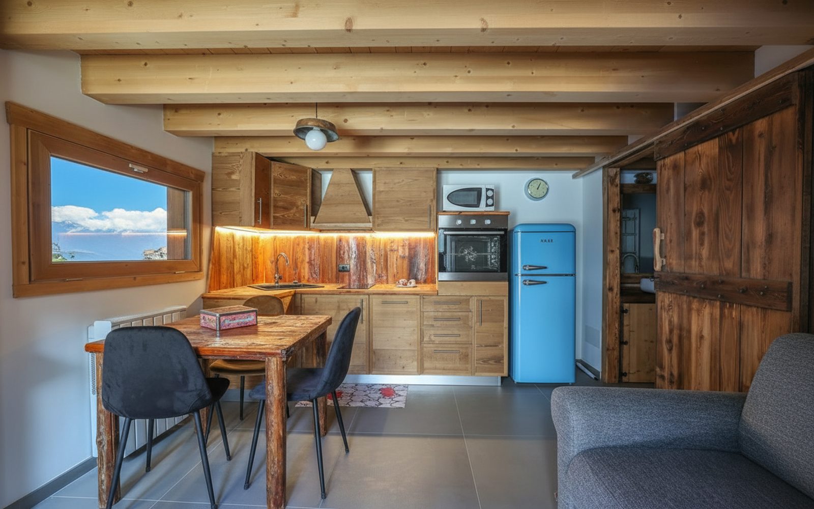 Petit Abri, cucina